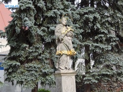 Figura św.Jana Nepomucena, Kożuchów, gm.Kożuchów, woj.lubuskie