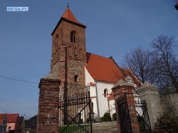 Kościół rzymskokatolicki św.Barbary, Gaworzyce, gm.Gaworzyce, woj.dolnośląskie